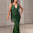 Vestido Pedrarias Verde Esmeralda – Coleção Unique