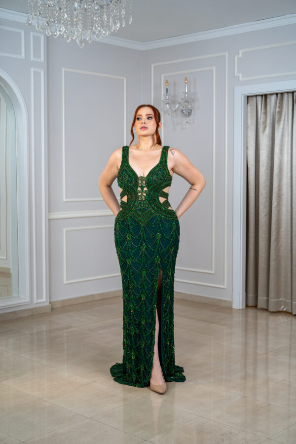 Vestido Verde Pedrarias